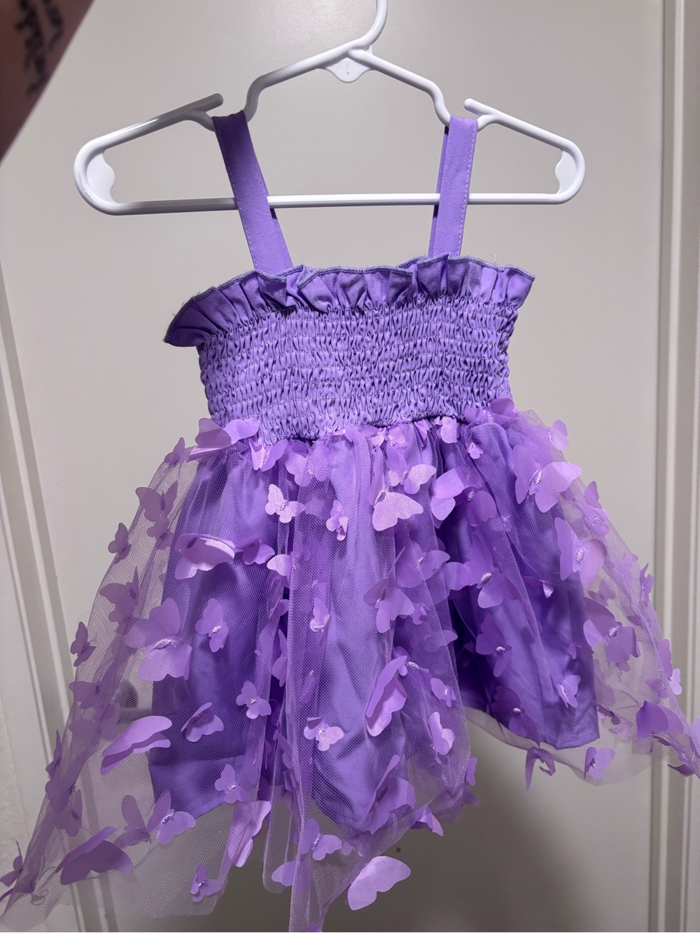 Purple Butterfly Tutu Dress